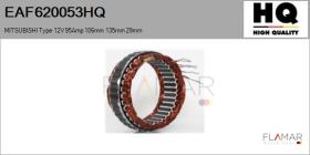 HQ EAF620053HQ - ESTATOR NUEVO MITSUBISHI Type 12V 95Amp 106,00mm 135,00mm 29