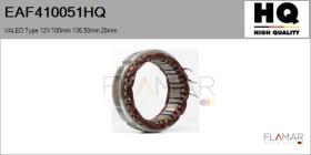 HQ EAF410051HQ - ESTATOR NUEVO VALEO Type 12V 100,00mm 136,50mm 28,00mm