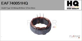 HQ EAF740051HQ - ESTATOR NUEVO VALEO Type 12V 80Amp 89,50mm 127,00mm 30,00mm