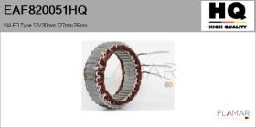 HQ EAF820051HQ - ESTATOR NUEVO VALEO Type 12V 90,00mm 127,00mm 26,00mm