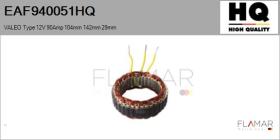 HQ EAF940051HQ - ESTATOR NUEVO VALEO Type 12V 90Amp 104,00mm 142,00mm 29,00mm