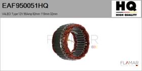 HQ EAF950051HQ - ESTATOR NUEVO VALEO Type 12V 90Amp 92,00mm 118,00mm 32,00mm
