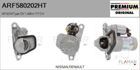 HITACHI ARF580202HT - HITACHI Type 12V 1,40kW 11T