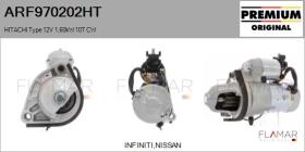HITACHI ARF970202HT - HITACHI Type 12V 1,60kW 10T