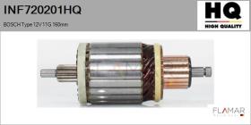 HQ INF720201HQ - INDUCIDO NUEVO BOSCH Type 12V 11G 160,00mm