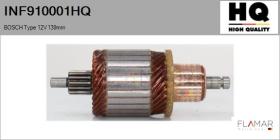 HQ INF910001HQ - INDUCIDO NUEVO BOSCH Type 12V 139,00mm