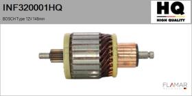 HQ INF320001HQ - INDUCIDO NUEVO BOSCH Type 12V 148,00mm