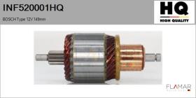 HQ INF520001HQ - INDUCIDO NUEVO BOSCH Type 12V 149,00mm