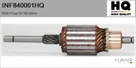 HQ INF840001HQ - INDUCIDO NUEVO BOSCH Type 12V 19G 228,00mm
