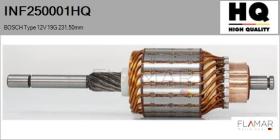 HQ INF250001HQ - INDUCIDO NUEVO BOSCH Type 12V 19G 231,50mm