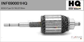 HQ INF690001HQ - INDUCIDO NUEVO BOSCH Type 12V 19G 237,50mm