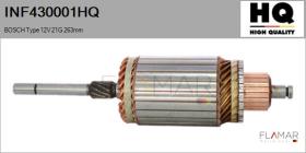 HQ INF430001HQ - INDUCIDO NUEVO BOSCH Type 12V 21G 263,00mm