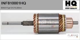 HQ INF810001HQ - INDUCIDO NUEVO BOSCH Type 12V 21G 283,00mm