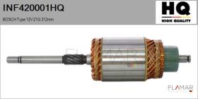 HQ INF420001HQ - INDUCIDO NUEVO BOSCH Type 12V 21G 312,00mm
