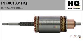 HQ INF801001HQ - INDUCIDO NUEVO BOSCH Type 12V 21G 333,00mm