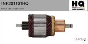 HQ INF201101HQ - INDUCIDO NUEVO BOSCH Type 12V 23G 143,00mm