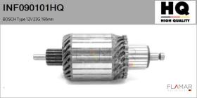 HQ INF090101HQ - INDUCIDO NUEVO BOSCH Type 12V 23G 160,00mm