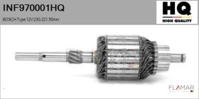 HQ INF970001HQ - INDUCIDO NUEVO BOSCH Type 12V 23G 221,50mm