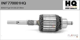 HQ INF770001HQ - INDUCIDO NUEVO BOSCH Type 12V 23G 221,50mm