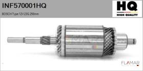 HQ INF570001HQ - INDUCIDO NUEVO BOSCH Type 12V 23G 258,00mm