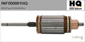 HQ INF050001HQ - INDUCIDO NUEVO BOSCH Type 12V 23G 282,50mm
