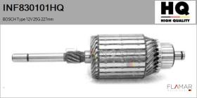 HQ INF830101HQ - INDUCIDO NUEVO BOSCH Type 12V 25G 227,00mm