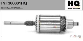HQ INF360001HQ - INDUCIDO NUEVO BOSCH Type 12V 27G 263,00mm