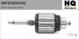 HQ INF910201HQ - INDUCIDO NUEVO BOSCH Type 12V 28G 178,50mm