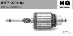 HQ INF710201HQ - INDUCIDO NUEVO BOSCH Type 12V 28G 205,50mm