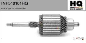HQ INF540101HQ - INDUCIDO NUEVO BOSCH Type 12V 28G 206,50mm