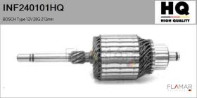 HQ INF240101HQ - INDUCIDO NUEVO BOSCH Type 12V 28G 212,00mm
