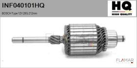 HQ INF040101HQ - INDUCIDO NUEVO BOSCH Type 12V 28G 212,00mm