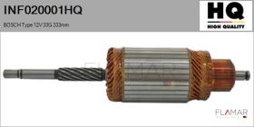 HQ INF020001HQ - INDUCIDO NUEVO BOSCH Type 12V 33G 333,00mm