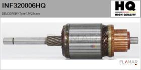 HQ INF320006HQ - INDUCIDO NUEVO DELCOREMY Type 12V 224,00mm