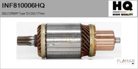 HQ INF810006HQ - INDUCIDO NUEVO DELCOREMY Type 12V 23G 177,00mm