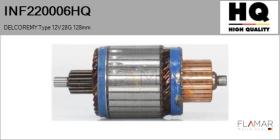 HQ INF220006HQ - INDUCIDO NUEVO DELCOREMY Type 12V 28G 128,00mm
