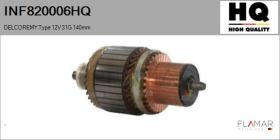 HQ INF820006HQ - INDUCIDO NUEVO DELCOREMY Type 12V 31G 140,00mm