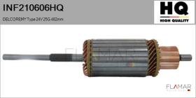 HQ INF210606HQ - INDUCIDO NUEVO DELCOREMY Type 24V 25G 482,00mm
