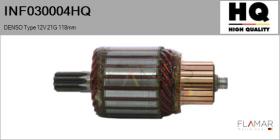 HQ INF030004HQ - INDUCIDO NUEVO DENSO Type 12V 21G 118,00mm