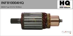 HQ INF810004HQ - INDUCIDO NUEVO DENSO Type 12V 21G 135,50mm