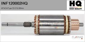 HQ INF120002HQ - INDUCIDO NUEVO HITACHI Type 12V 21G 300,00mm