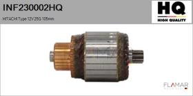 HQ INF230002HQ - INDUCIDO NUEVO HITACHI Type 12V 25G 105,00mm