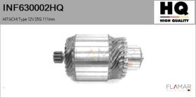 HQ INF630002HQ - INDUCIDO NUEVO HITACHI Type 12V 25G 111,00mm