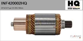 HQ INF420002HQ - INDUCIDO NUEVO HITACHI Type 12V 25G 165,00mm