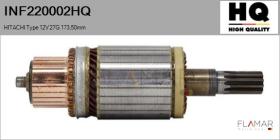 HQ INF220002HQ - INDUCIDO NUEVO HITACHI Type 12V 27G 173,50mm