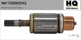 HQ INF720002HQ - INDUCIDO NUEVO HITACHI Type 12V 27G 180,00mm