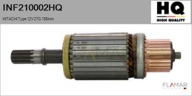 HQ INF210002HQ - INDUCIDO NUEVO HITACHI Type 12V 27G 188,00mm