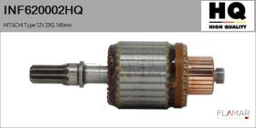 HQ INF620002HQ - INDUCIDO NUEVO HITACHI Type 12V 29G 145,00mm