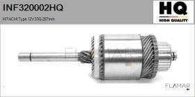 HQ INF320002HQ - INDUCIDO NUEVO HITACHI Type 12V 33G 207,00mm