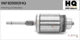 HQ INF820002HQ - INDUCIDO NUEVO HITACHI Type 12V 33G 230,00mm